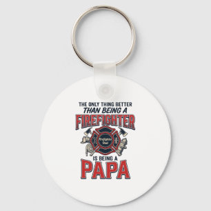 Chaveiro Camisa de desenho de gravura vintage do Papai Bomb