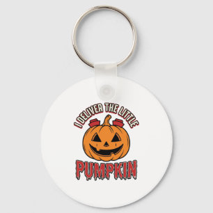 Chaveiro Camisa de entrega de Halloween da Enfermeira Abóbo