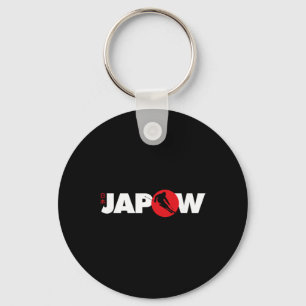 Chaveiro Camisa de Esqui Japão Japow Pó Esqui Bandeira Japo