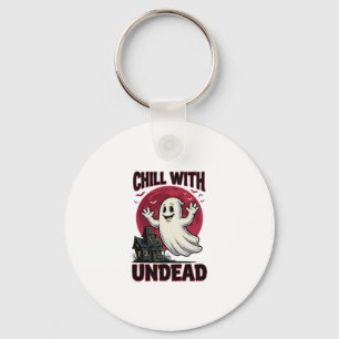 Chaveiro Camisa de Fantasma de Halloween Design de Zumbi As
