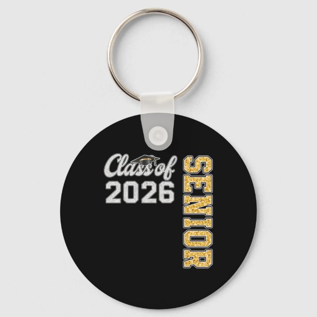 Chaveiro Camisa de Formatura da Turma de 2026 para Calouro  (Frente)