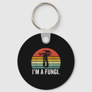 Chaveiro Camisa de Fungi Engraçada de Cogumelos Cara Divert