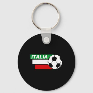 Chaveiro Camisa de Futebol da Itália. Cores da Bandeira Ita