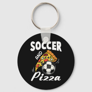 Chaveiro Camisa de Futebol e Pizza Camisa engraçada de aman