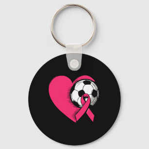 Chaveiro Camisa de Futebol Feminina Rosa da Fita da Conscie