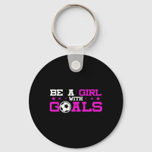 Chaveiro Camisa de Futebol Girl With Goals, Futebol , Camis
