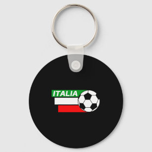 Chaveiro Camisa de Futebol Itália Cores da Bandeira Italian