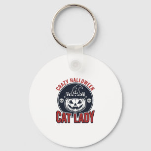 Chaveiro Camisa de Gato de Bruxa Vintage Doida de Gato no H