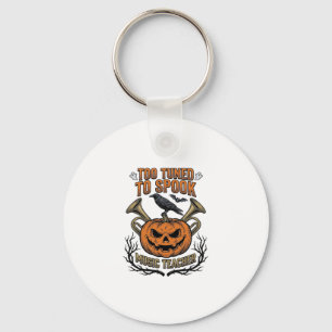 Chaveiro Camisa de gravação de abóbora de Halloween para pr