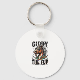 Chaveiro Camisa de gravura vintage Funny Giddy The Fup Hors