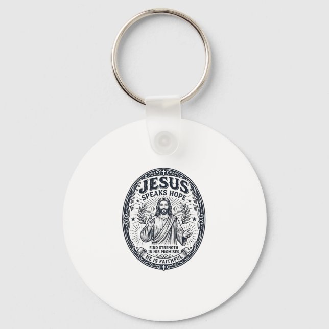 Chaveiro Camisa de Inclusão da Comunidade Surda Jesus ASL C (Frente)