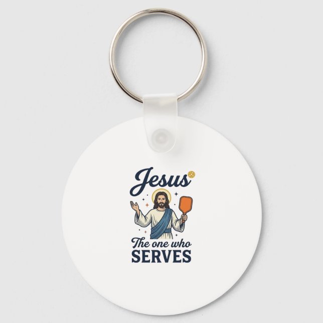 Chaveiro Camisa de Jesus Pickleball O Que Serve (Frente)
