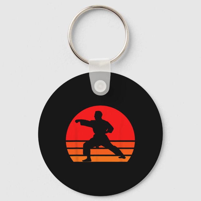 Chaveiro Camisa de Karate Preta1 (Frente)