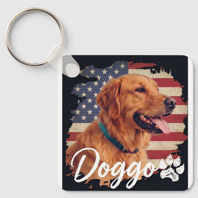 Chaveiro Camisa de Mãe de Cachorro Fofo para Amantes de Pet (Frente)