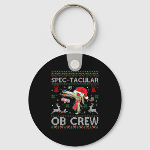 Chaveiro Camisa de Natal Feia Espéculo da Equipe de Ob Espe