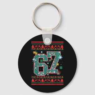 Chaveiro Camisa de Natal Retro 67 Six Seven Meme