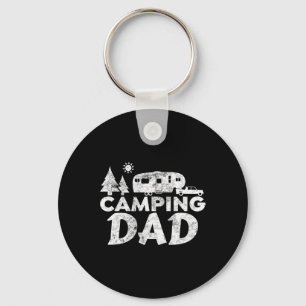 Chaveiro Camisa de Pai que Acampa Roda 5 Trailer Presente d