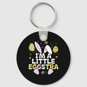 Chaveiro Camisa de Páscoa Eu Sou Um Pouco Eggstra Divertida