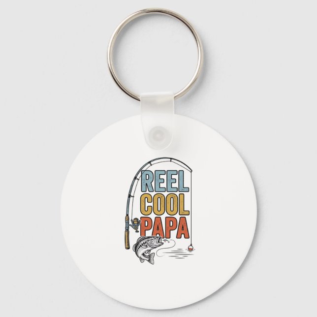 Chaveiro Camisa de Pesca Reel Cool Papa Design_1 (Frente)