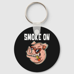 Chaveiro Camisa De Porco Engraçada Para Homens Fumando Carn