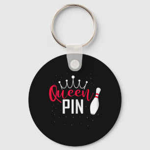 Chaveiro Camisa de Rainha Pino Bola de Boliche Liga Para Bo