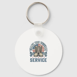 Chaveiro Camisa de Serviço Patriota Veterano de Agradecimen