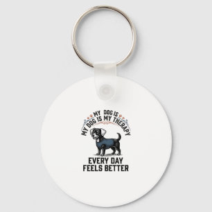 Chaveiro Camisa de Terapia Canina Presente de Amante de Cão