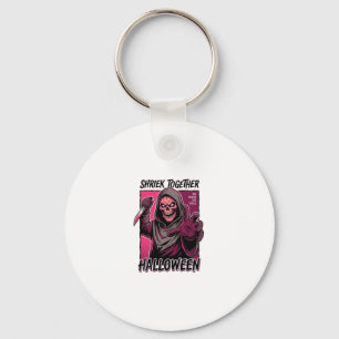 Chaveiro Camisa de Terror Vintage com Slasher Gravado Hallo