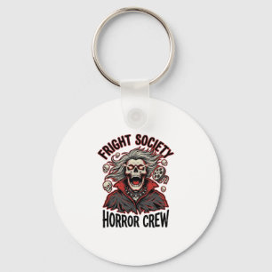 Chaveiro Camisa de Terror Vintage Fright Society Crânio Des