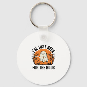 Chaveiro Camisa Divertida de Fantasma de Halloween Só Estou