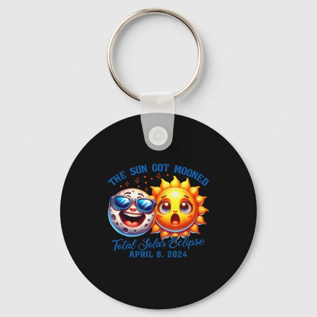 Chaveiro Camisa Divertida Eclipse Sol Foi Lunado Solar (Frente)