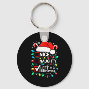 Chaveiro Camisa Divertida Natal Linda Malvada Deixada Sem S