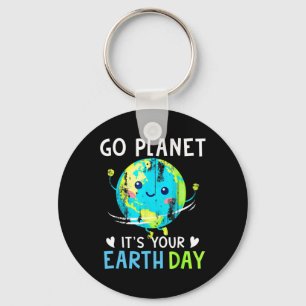 Chaveiro Camisa do Dia da Terra Ir para o Planeta É a sua M