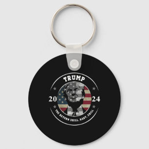 Chaveiro Camisa do Trump Broca Byby Republicano Citação Eng