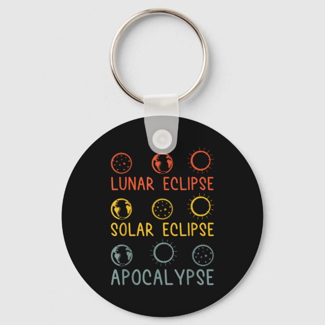 Chaveiro Camisa Eclipse Lunar Solar Apocalipse Celestial (Frente)