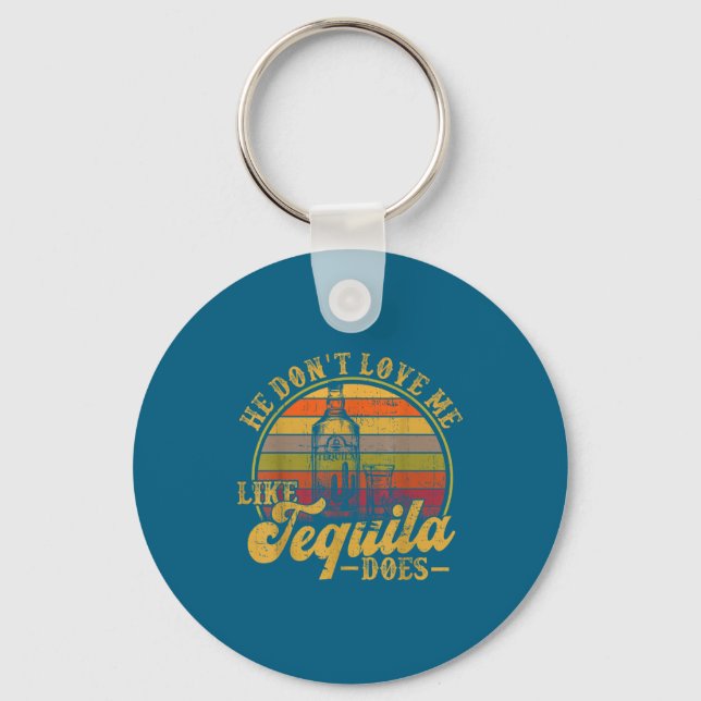 Chaveiro Camisa Ele Gosta de Tequila Mexicana Bebendo (Frente)