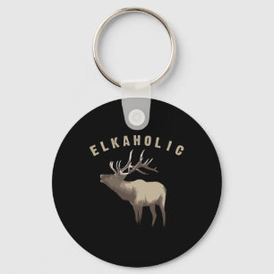Chaveiro Camisa Elkaholic Alces Fofo Caçadores Presente Div