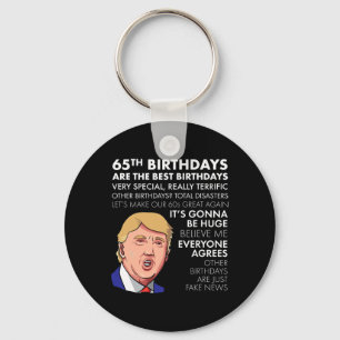 Chaveiro Camisa engraçada citação Trump presente de anivers
