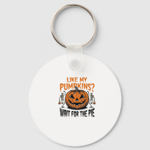 Chaveiro Camisa engraçada de abóbora esqueleto Halloween Pi