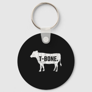 Chaveiro Camisa Engraçada de bife de Churrasco T-bone