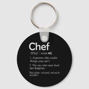 Chaveiro Camisa engraçada de churrasco para Chef Cozinhar L