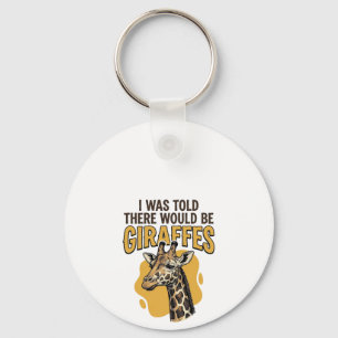 Chaveiro Camisa engraçada de girafa com desenho vintage_1