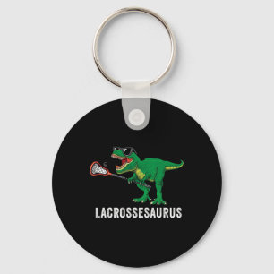 Chaveiro Camisa engraçada de Lacrosse T Rex Dinosaur Lax Me
