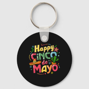 Chaveiro Camisa engraçada do Cinco De Mayo Vamos Festa Esqu