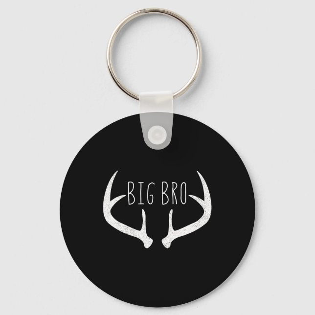 Chaveiro Camisa Grande Irmão - Rapazes Deer Antlers Caçando (Frente)