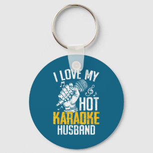 Chaveiro Camisa Karaoke Marido Bar Microfone Música