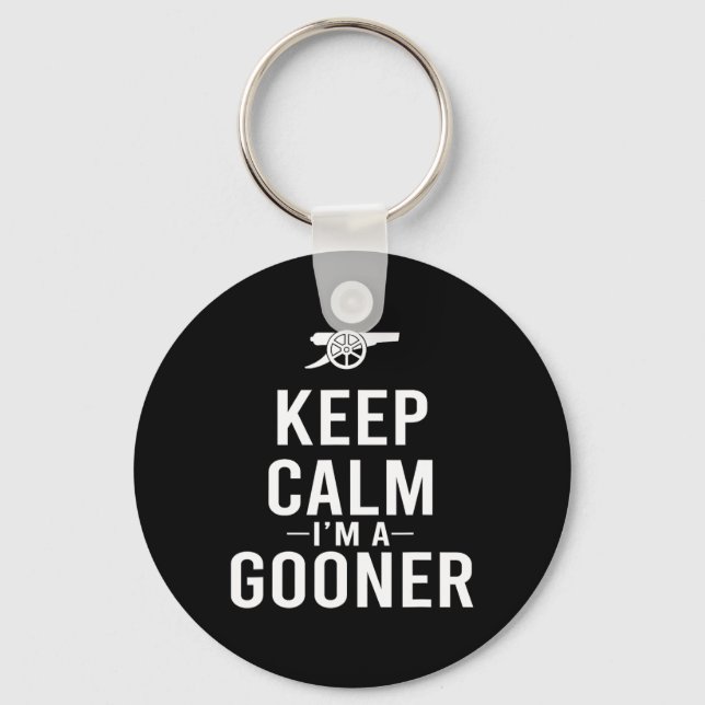 Chaveiro Camisa Keep Calm I'm A Gooner (Frente)