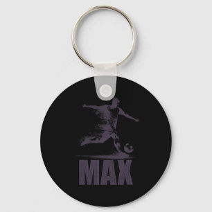 Chaveiro Camisa Max Futebol Meninos Nome Personalizado Max