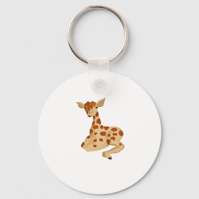 Chaveiro Camisa Oversized Giraffee Crunch Caramelo Manchado (Frente)