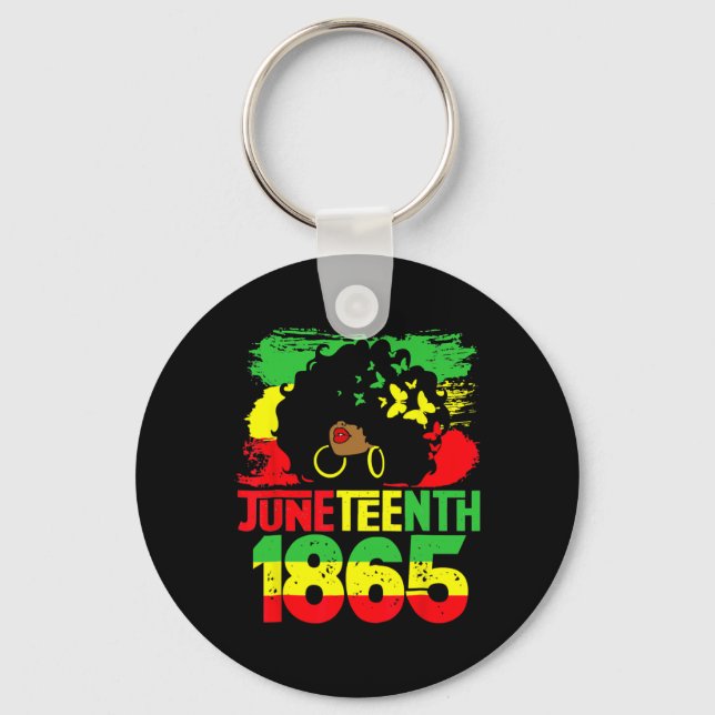 Chaveiro Camisa Para Mulheres Juneteenth Negro Americano Af (Frente)